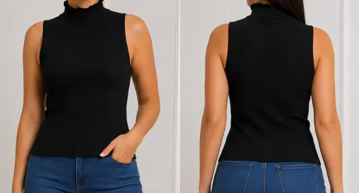 Blusa preta básica