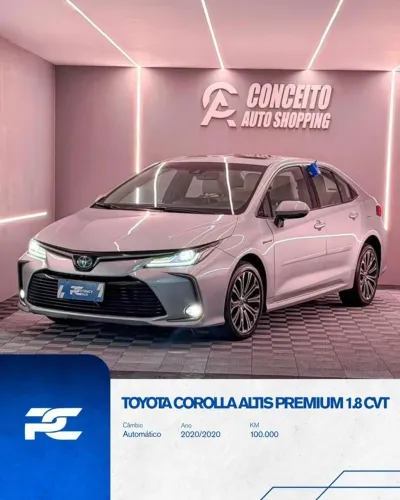 Toyota Corolla Altis Prem. Hybrid 1.8 Flex AUT 2020