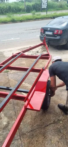 Carretinha Berço canoa