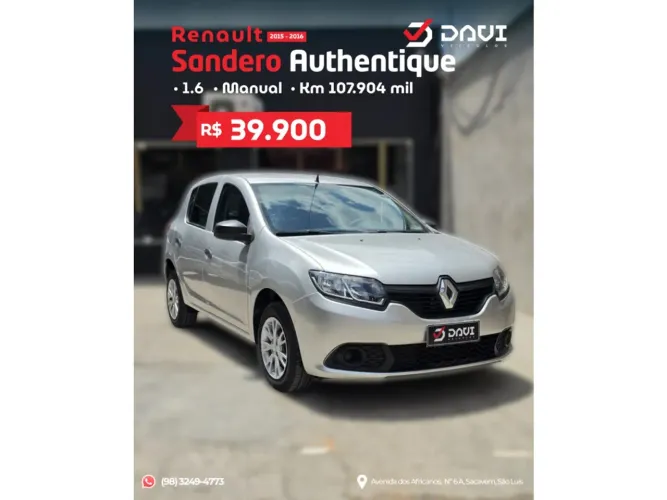 Renault Sandero Authentique Flex 1.0 12V 5P 2017