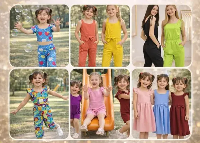 Vendo sacola com 100 peças de roupa infantil variadas todas novas