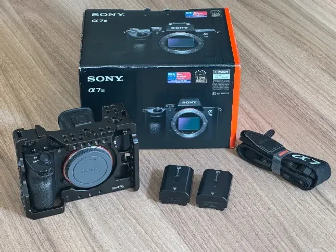 Camera Sony A7III - Apenas 18 mil cliques