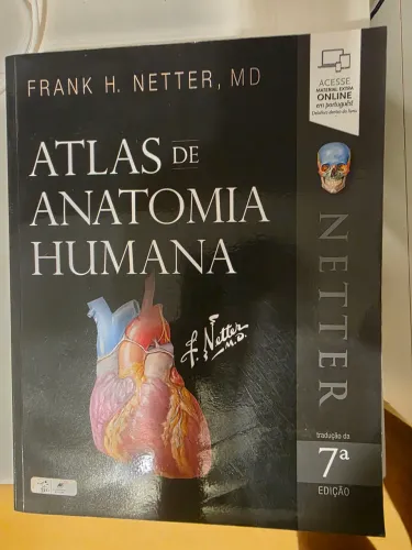 Netter Atlas de Anatomia Humana 7ª Ed - Condição Excelente