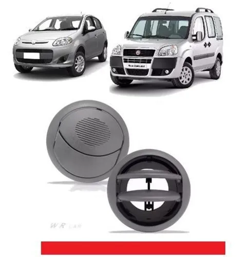 Difusor Ar Lateral central Novo Palio g 5 2012 Doblo Cinza escuro valor unitário