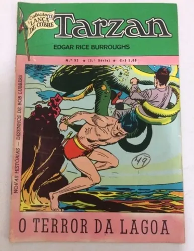 Revista Tarzan N. 92 (3a Série)1973- Coleção Lança De Cobre
