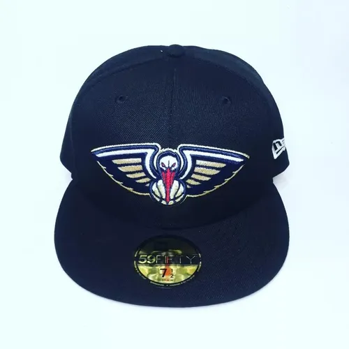 Boné New Orleans Pelicans Preto - 7 1/2 - New era - 59fifty - Nba - Fitted