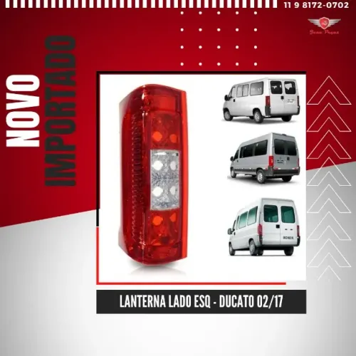 lanterna traseira lado esquerdo - ducato 2002 a 2017