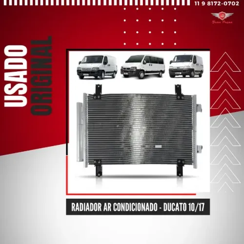 radiador ar condicionado - ducato 2010 a 2017