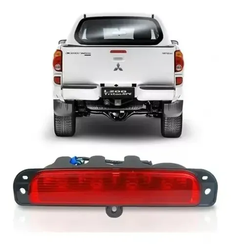 Break Light Da Tampa Traseira L200 2007 A 2015 Vermelho