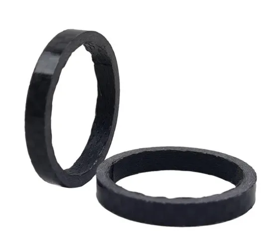 2x Espaçadores de Mesa Bicicletas em Carbono com 5mm Altura 9219