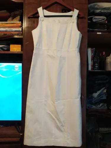 Vestido off white 38
