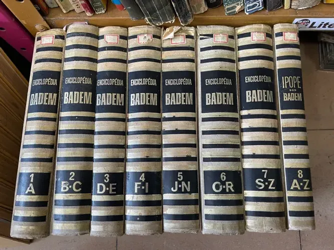 Enciclopédia Badem em 8 volumes completa de A a Z 