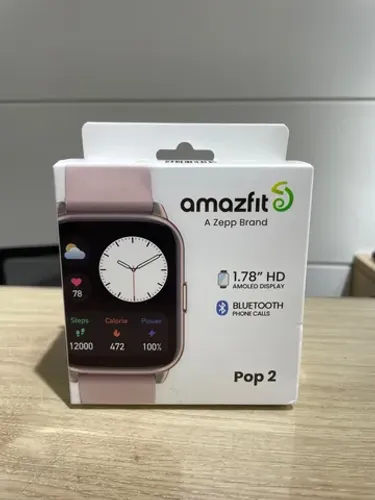 Relógio Amazfit POP 2, Pink - ate 10x sem juros, Loja Fisica