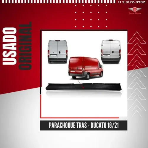 parachoque traseiro - ducato 2018 a 2021
