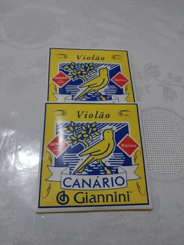 Jogo de Cordas Nylon para Violão Giannini Canário c/ bolinhas