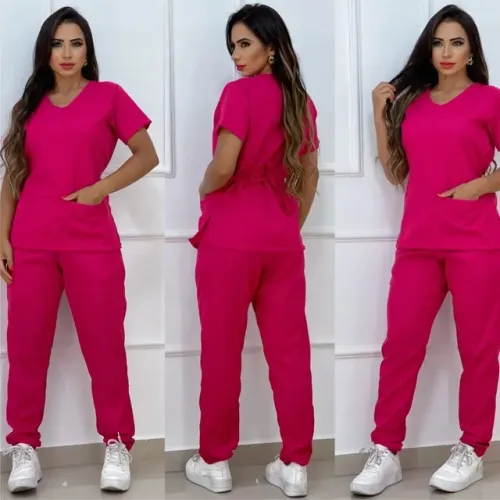 Scrub pijama cirúrgico feminino - oxford