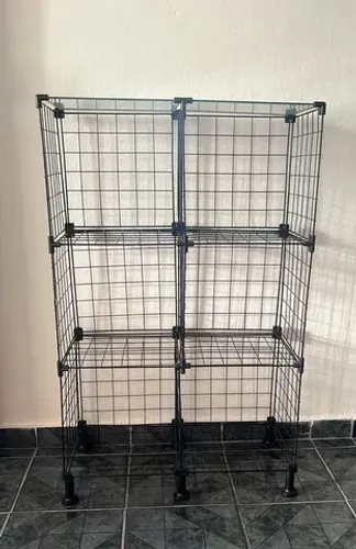 Estante Aramada com Tampo de Vidro -0,60x1,00x0,30