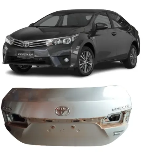 Tampa Traseira Corolla 2015 a 2019 Prata