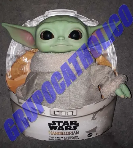 (*entrega) Novo Importado Lindo Baby Yoda Pelucia 28cm - Serie O Mandaloriano
