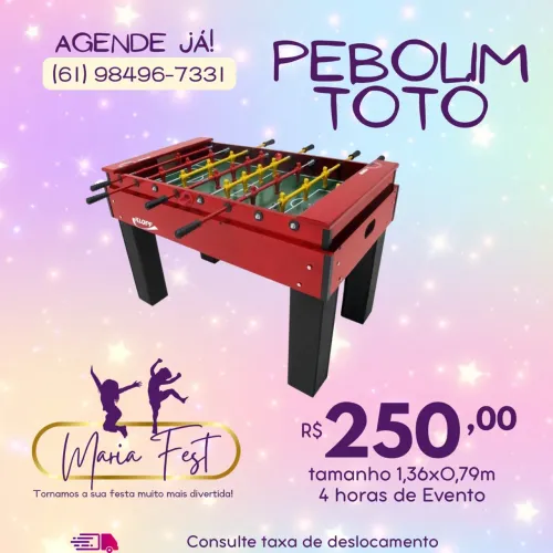  Totó, Ping pong, mesa Air game e basquete 
