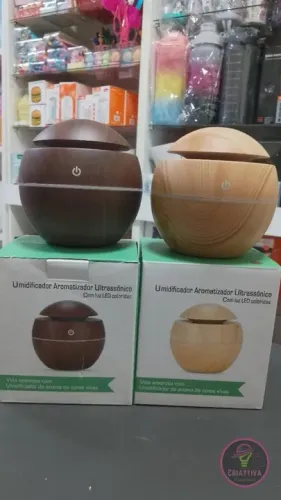Umidificador de Ar Portátil USB Ultrassônico Difusor Aromas 130ml