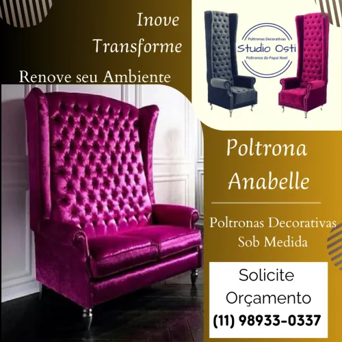 Poltrona Namoradeira Decorativa