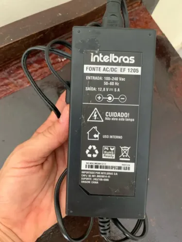 Fonte Intelbras AC/DC EF 1205 - Segurança Residencial