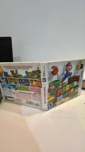 Super Mario 3D Land 3ds na caixa com manual