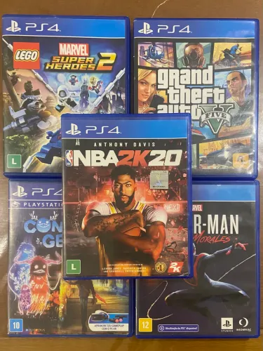 Jogos de ps4 ( Miles Morales ps5/ps4- R$85)