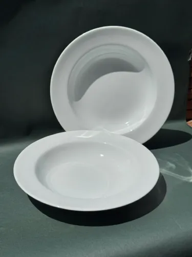 Conjunto 10 Pratos Porcelana