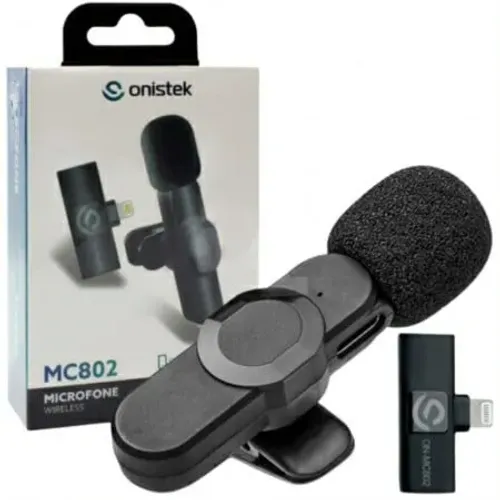 Microfone Lapela Sem Fio iPhone - Onistek