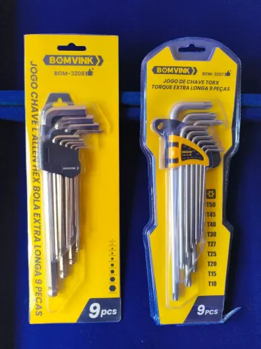 Jogo de chave torx jogo de chave allen Extra longa