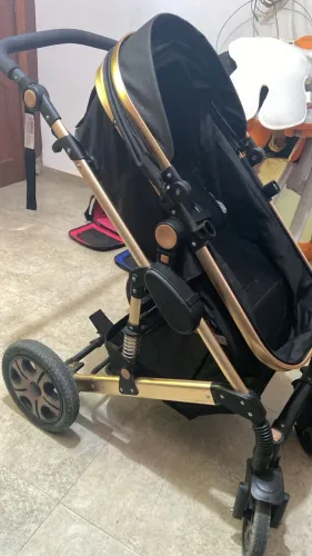 Carrinho de bebê europeu 3 em 1 