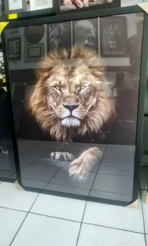 Quadro Grande Leão de Judá 1.15 x 75 