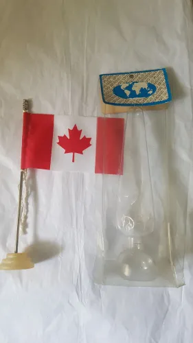 Bandeira de mesa Canadá.