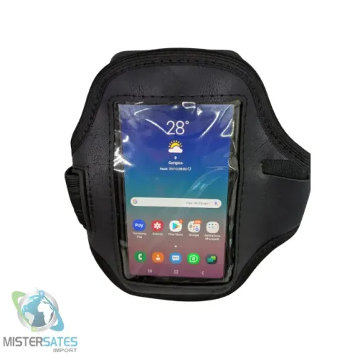 Suporte De Braço Celular iPhone Caminhada e Academia Media 17 cm x 9 cm - COD 801