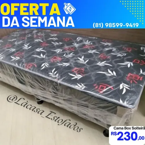 Cama Box Solteiro - Oferta da Semana!