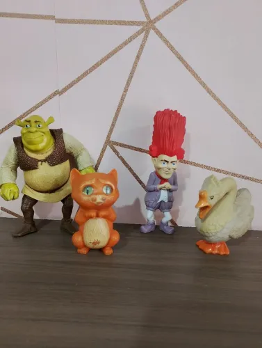 Miniaturas - personagens do filme Shrek 