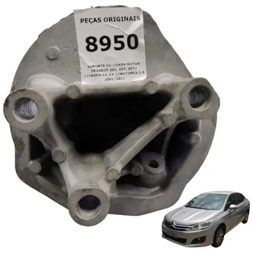 Suporte Do Coxim Motor Peugeot 206, 207, 307/ Citroen C3, C4 //MOTORES 1.6 2001/2011