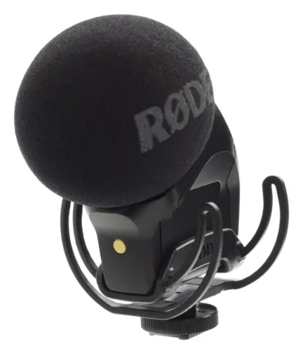 Microfone Rode Stereo Videomic Pro Rycote Para Montagem De C
