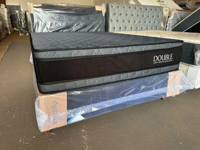 Melhor preço e qualidade cama casal nova molas ensacadas 