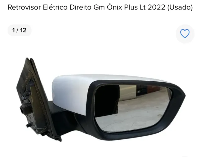 Retrovisor Elétrico Direito Gm Ônix Plus Lt 2022