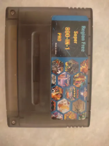 Cartucho Super Nintendo 800 em 1