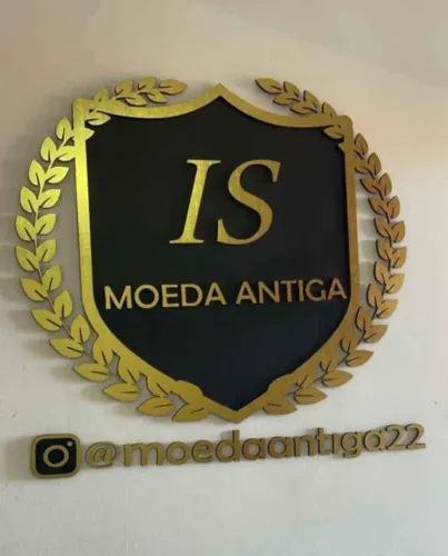Logomarca 80cm em MDF com Sobreposição