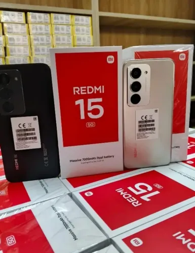 Redmi 15 256+08 Novo + Entregamos Gratis Preto Cinza Roxo