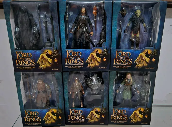Senhor dos Anéis Diamond Select Full Set Baf Sauron