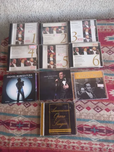 Lote de CDs de música clássica - Tenores, Daniel Boaventura, Orlando Silva e mais!