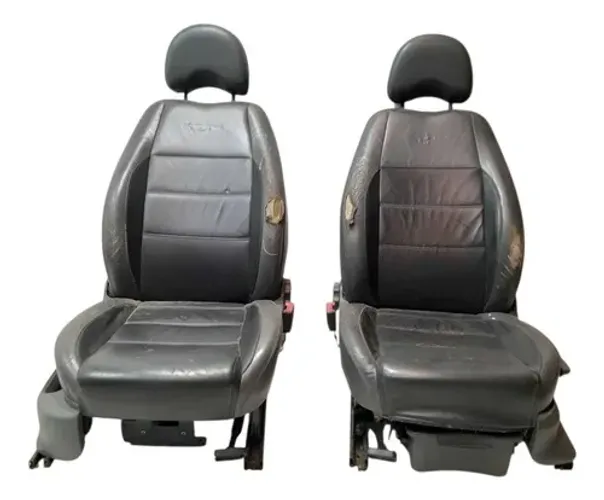 Par Banco Dianteiro C/detalhe Volkswagen Crossfox 2009 Preto