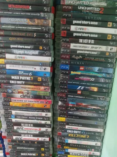 Coleção de jogos PS3 - Diversos títulos!
