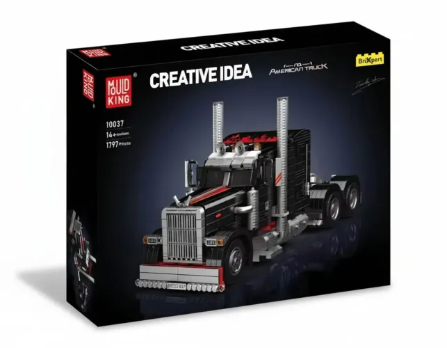 BLOCOS DE MONTAR CAMINHÃO PETERBILT - 1797 PEÇAS - MODELO 10037 - MARCA MOULD KING.